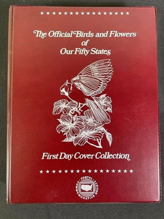 First Day Issue Birds/Flowers Cover Collection