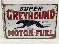 Metal sign- Greyhound Motor Fuel