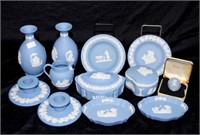 Good collection Wedgwood blue jasper tableware
