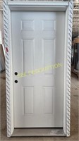 Exterior door 36" 6 panel RH Swing