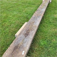 WOOD BEAM 14" X 4" X 18'4"