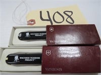 Pair Of Victorinox Knives- Wounded Warrior Project