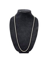 925 Solid Rope Sterling Silver Chain 30"