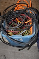Misc. Bucket of Air Hoses and Wires