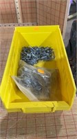 Plastic container, miscellaneous roofing nails