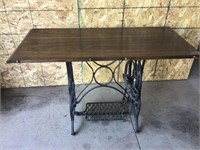 Sewing Stand  with Table Leaf Attached