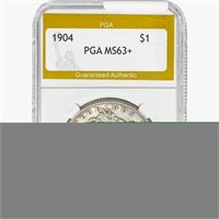 1904 Morgan Silver Dollar PGA MS63+