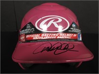 Derek Jeter Signed Pink Batting Helmet W/Coa