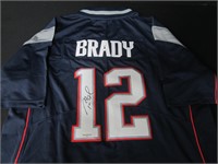 Tom Brady Signed Blue Patriots Jersey W/Coa