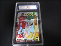 Russell Westbrook Signed Graded Card W/Coa