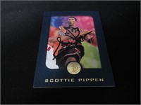 Scottie Pippen Signed Bulls Sports Card W/Coa