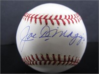 Joe DiMaggio Signed Baseball W/Coa