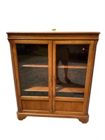 WALNUT 2 DOOR BOOKCASE