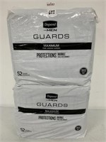 2 PACKS DEPEND FOR MEN GUARDS PROTECTION