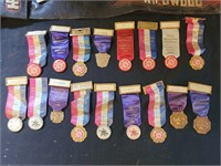 1960s firefighter medals ribbons