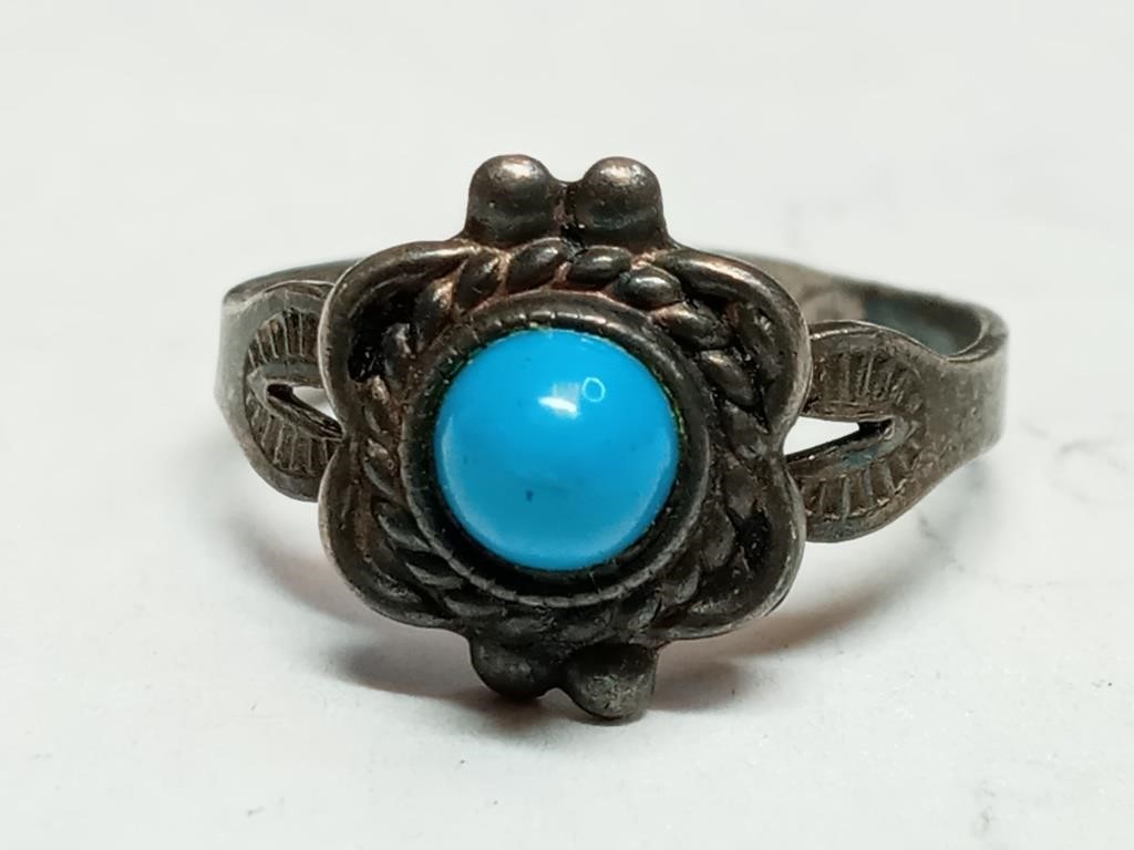OF) sterling silver ring size 5