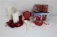 heart shaped valentines day decorations