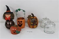 Assorted Halloween/ thanksgiving decorations