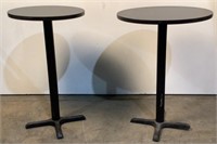 (2) Round High Top Tables