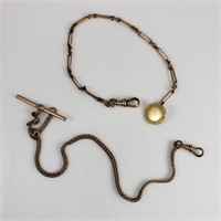 (2) Pocket Watch Chains - 8.5" each