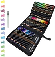 ZZWOND 72 Pro Watercolor Pencils with Case