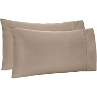 $34  Microfiber Pillowcases 2-Pack  Standard  Taup