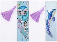 Owl & Dolphin Painting Bookmark Kit (21x6 CM)