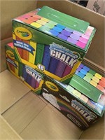 New lot of 3 Crayola Sidewalk Chalk (48 Ct)