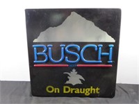 *Busch Beer On Draught Wall Sign