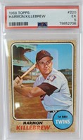 1968 Topps #220, Harmon Killebrew (EX, 5)