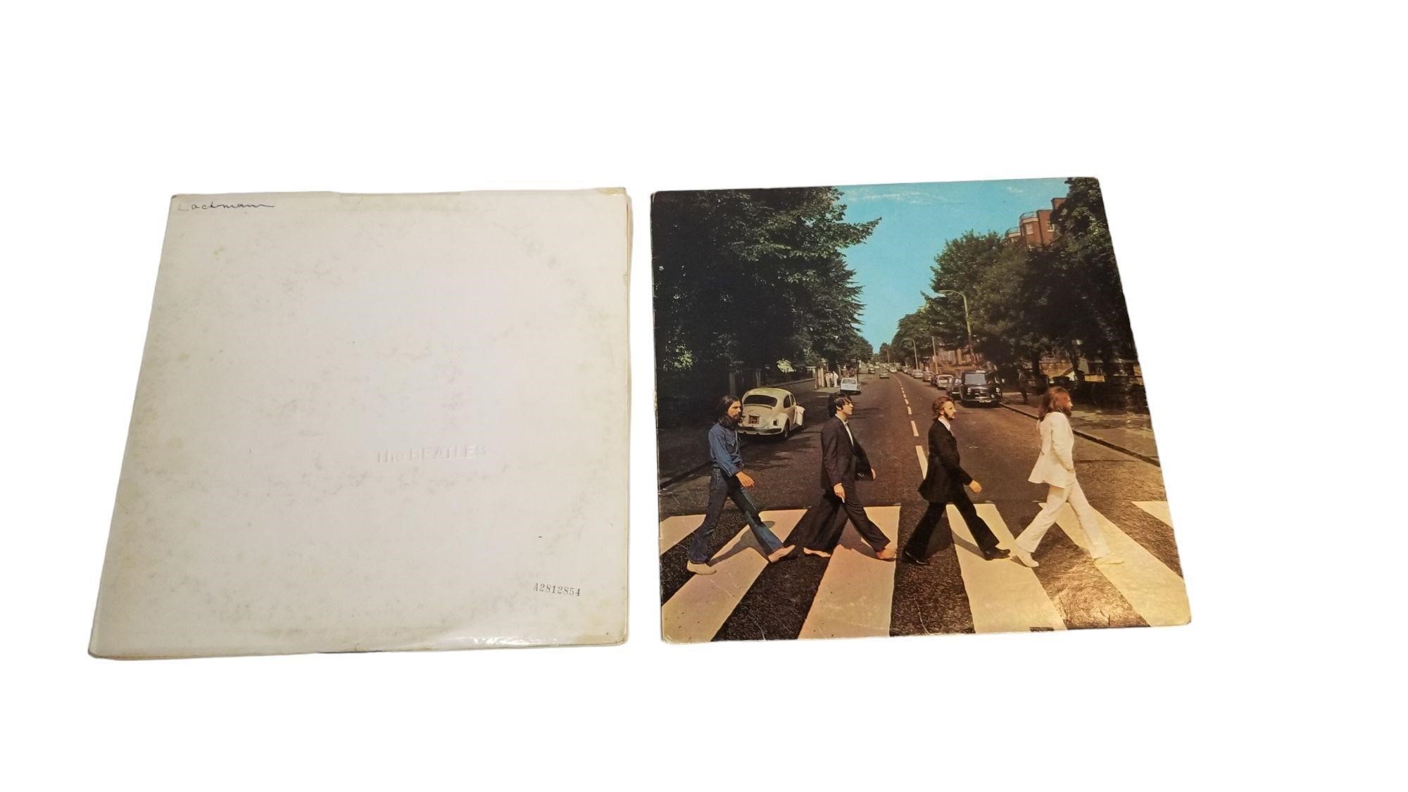 Beatles Vinyl Records White Album, Abbey Road