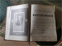 martyrs Mirror book Mennonite publishing Co. 1886