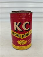 KC baking powder can coin bank