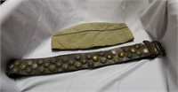 WWII Headgear, Belt, Badges