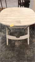 smaller plastic outdoor table