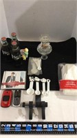 Coca Cola #24 bottles, 2 sets measuring spoons,