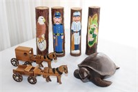 COLLECTABLE WOODEN PIECES