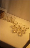 Vintage Barware shot glasses-Shooter Glasses