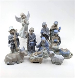 Porcelain Nativity Scene