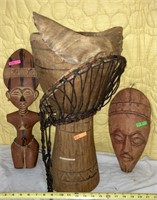 Hand made in Ghana Figures, Drum