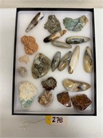 Display Tray Mineral Slices 12" x 8" As Shown