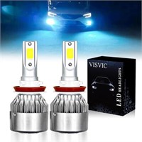 $24 VISVIC Blue Led Headlights, H8 H9 H11 LED