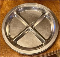 10- Heavy Stainless Plates 12”