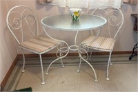 PATIO TABLE W/ (2) CHAIRS