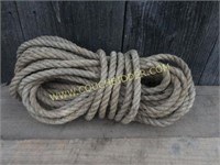 60 plus feet of antique grass rope