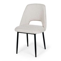 CINDERELLA PUMICE BOUCLE DINING CHAIR