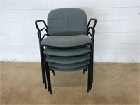 5 Stacking Office Chairs