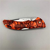 Buck Knife Bantam Orange Camo