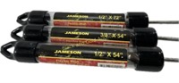 3 New JAMESON Flexible Shaft High Speed Drill Bits