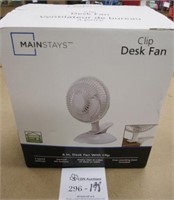 Mainstays 6" Clip Desk Fan